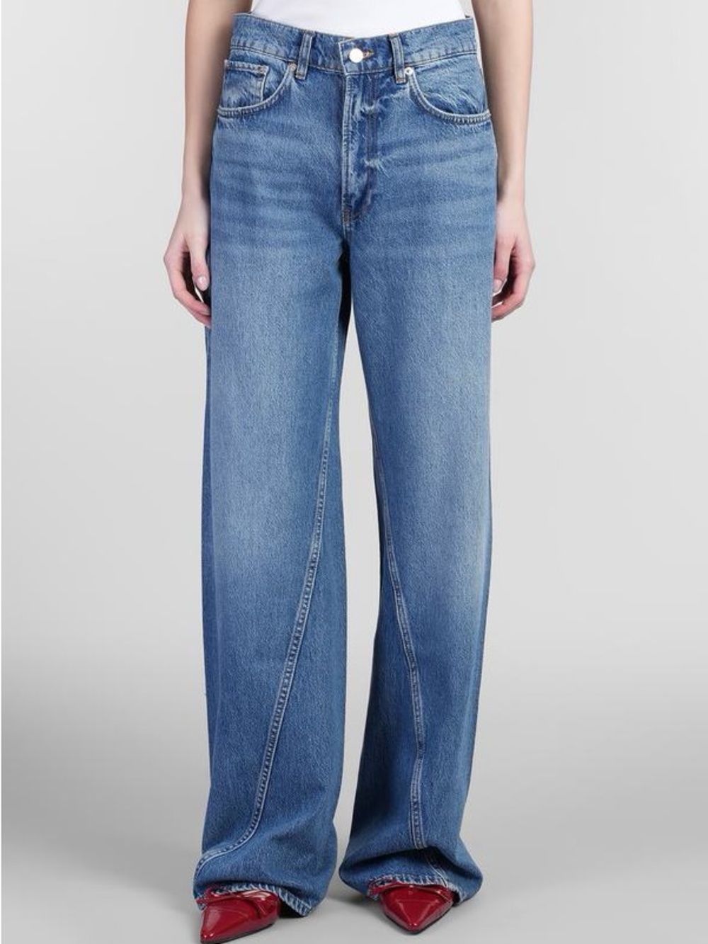 Anine Bing Wide Leg Brie Jeans